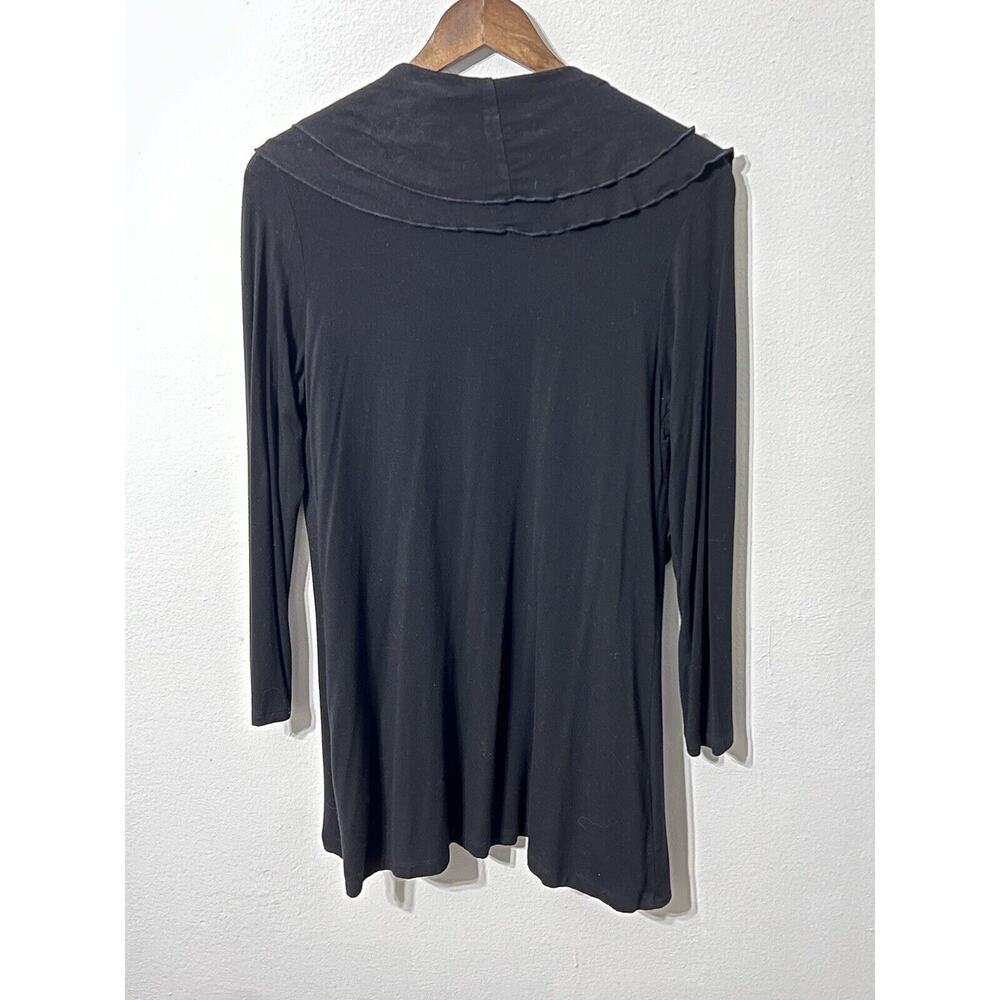 Y2K Black Goth Fairy Ruffle frilly Cardigan Large Whimsigoth Fairygrunge Soft - Picture 11 of 14